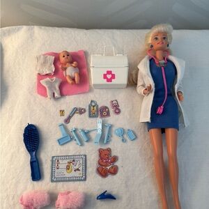 Mattel Dr. Barbie Playset with Baby and Accessories